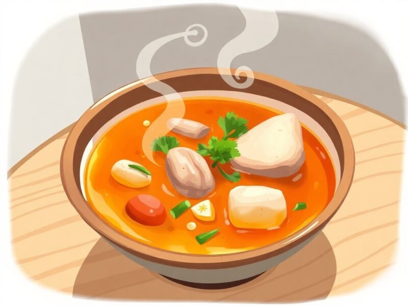falで最初に生成したスープカレーのイラスト